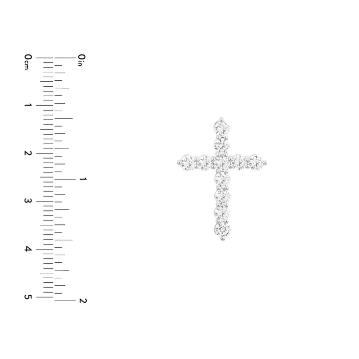 Diamond Cross Pendant (1-5/8tcw)